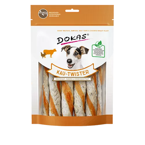 Kau-Twister Rinderhaut, Pansen & Hühnerbrustfilet200g